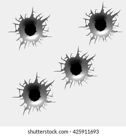Bullet holes