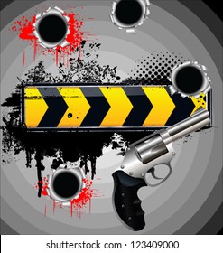 Bullet holes background