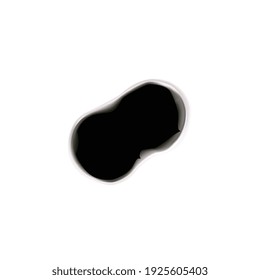 Bullet holes target realistic composition on blank background with isolated image of two bullet spot vector illustration