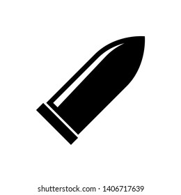 Bullet Icon Ammunition Illustration Simple Vector Stock Vector (Royalty ...