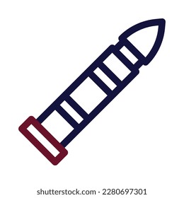 bullet icon duocolor style maroon navy colour military illustration vector army element and symbol perfect. Icon sign from modern collection for web.