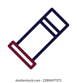 icono de bala estilo duocolor maroon color de la marina ilustración militar vector elemento ejército y símbolo perfecto. Signo de icono de la colección moderna para la web.