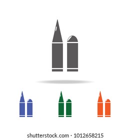 Bullet icon . Elements of Military multi colored icons. Premium quality graphic design icon. Simple icon for websites, web design, mobile app, info graphics on white background