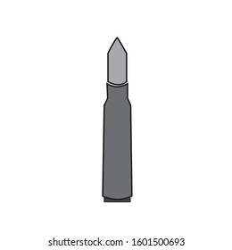 bullet icon in flat design 