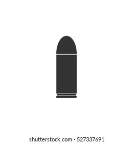 bullet icon flat. Illustration isolated vector sign symbol