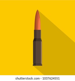 Bullet icon. Flat illustration of bullet vector icon for web
