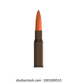 Bullet icon. Flat illustration of bullet vector icon for web
