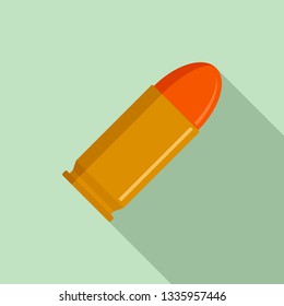Bullet icon. Flat illustration of bullet vector icon for web design