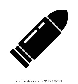 Bullet icon, full black. Suitable for website, content design, poster, banner, or video editing needs