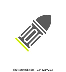 Bullet icon gradient green blue colour military vector army element and symbol perfect.