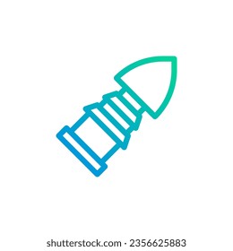 Bullet icon gradient green blue colour military vector army element and symbol perfect.