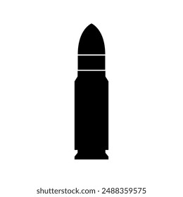 Bullet icon illustrated on background