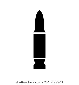 Icono de bala ilustrado sobre fondo