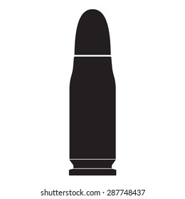 Bullet icon isolated on white background. Vector illustration.