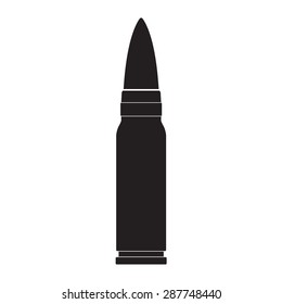 Bullet icon isolated on white background. Vector illustration.