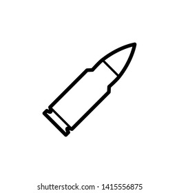 Bullet icon, isolated vector graphic.