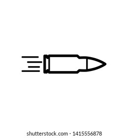 Bullet icon, isolated vector graphic.