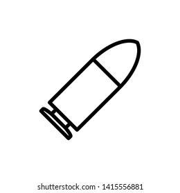 Bullet icon, isolated vector graphic.