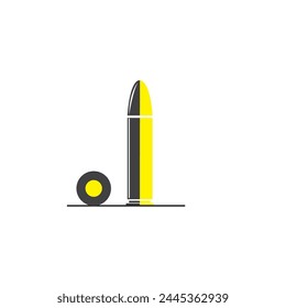 bullet icon, isolated vector graphic icons set on a white background