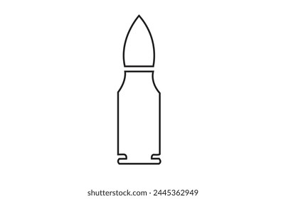 bullet icon, isolated vector graphic icons set on a white background