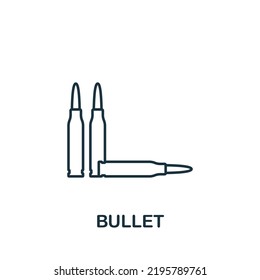 Kugelsymbol. Line simple line War icon for templates, web design and information