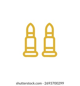 Bullet icon logo flat vector design