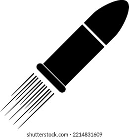 Bullet-Symbol, Logo auf weißem Hintergrund.EPS