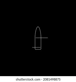 Icono de viñeta sobre fondo negro
