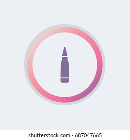 Bullet icon.war sign