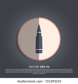 Bullet icon.war sign