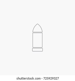 Bullet icon.war sign