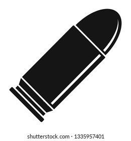 Bullet icon. Simple illustration of bullet vector icon for web design isolated on white background