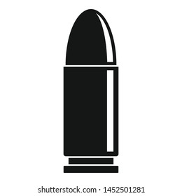 Bullet icon. Simple illustration of bullet vector icon for web design isolated on white background