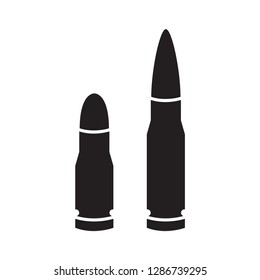 bullet icon in trendy flat design 