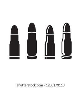 bullet icon in trendy flat design 