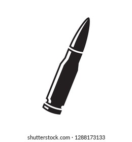 bullet icon in trendy flat design 