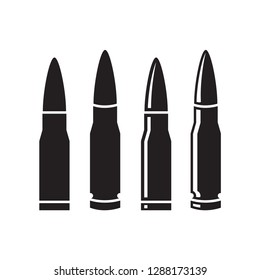 bullet icon in trendy flat design 
