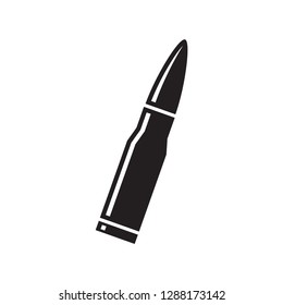 bullet icon in trendy flat design 