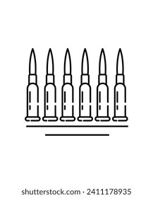 bullet icon, vector best line icon.