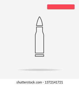 Bullet icon. Vector concept illustration for design.