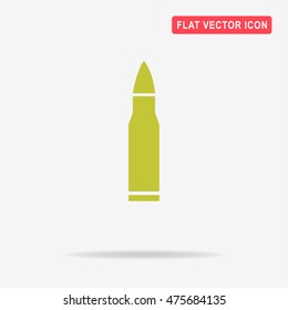Bullet icon. Vector concept illustration for design.