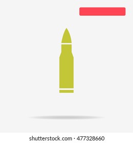 Bullet icon. Vector concept illustration for design.