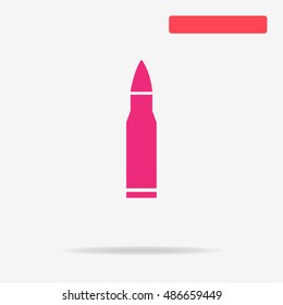 Bullet icon. Vector concept illustration for design.