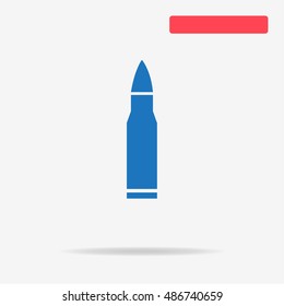 Bullet icon. Vector concept illustration for design.