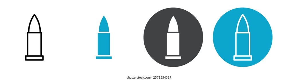 bullet icon Vector illustration in black