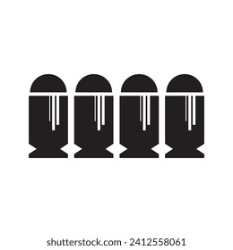 bullet icon vector illustration logo design