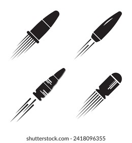 Bullet icon vector illustration logo design