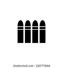 bullet icon. bullet vector illustration on white background for web and apps.