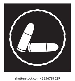 Bullet icon vector illustration symbol design