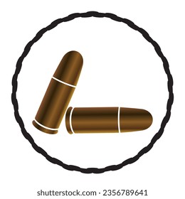 Vektorgrafik-Vektorgrafik-Design als Bullsymbol